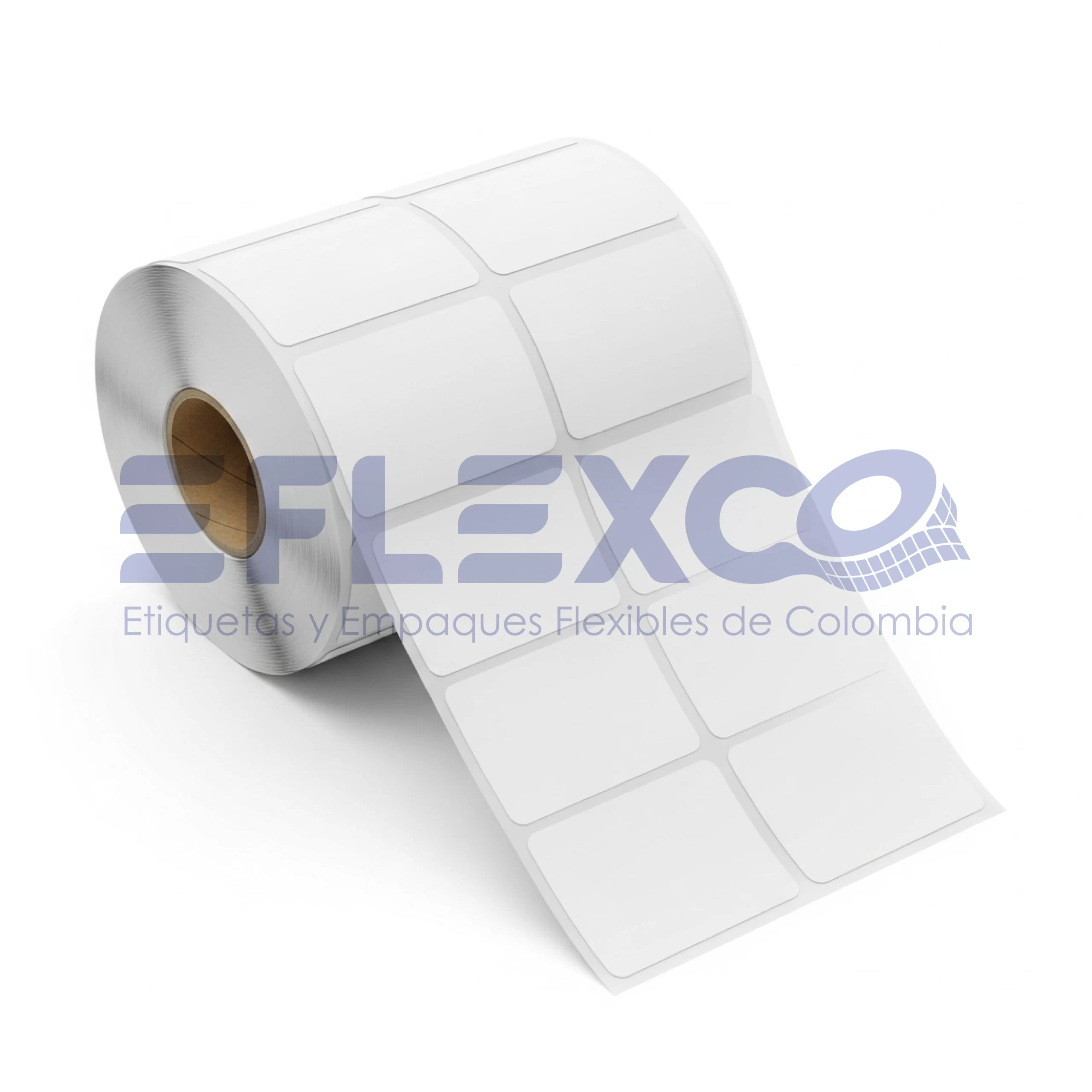 Rollo Etiquetas Adhesivas Transferencia Térmica 50X40 mm / 5X4 cm Core 1" X 3.600